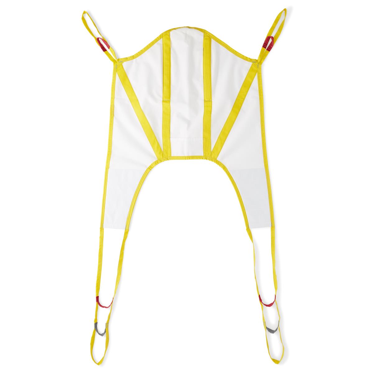Disposable 2-Point U-Shaped Patient Sling with Head Support - 700 LB Capacity