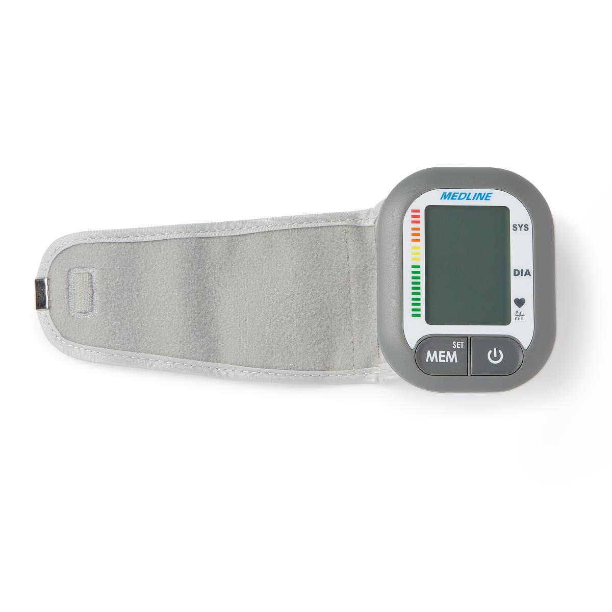 Digital Wrist Blood Pressure Monitor - Automatic Inflation with Memory Tracking & Pulse Rate Detection