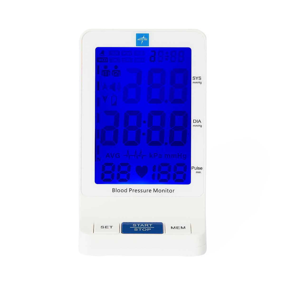Medline Digital Adult Blood Pressure Monitor with Automatic Inflation - MDS5001