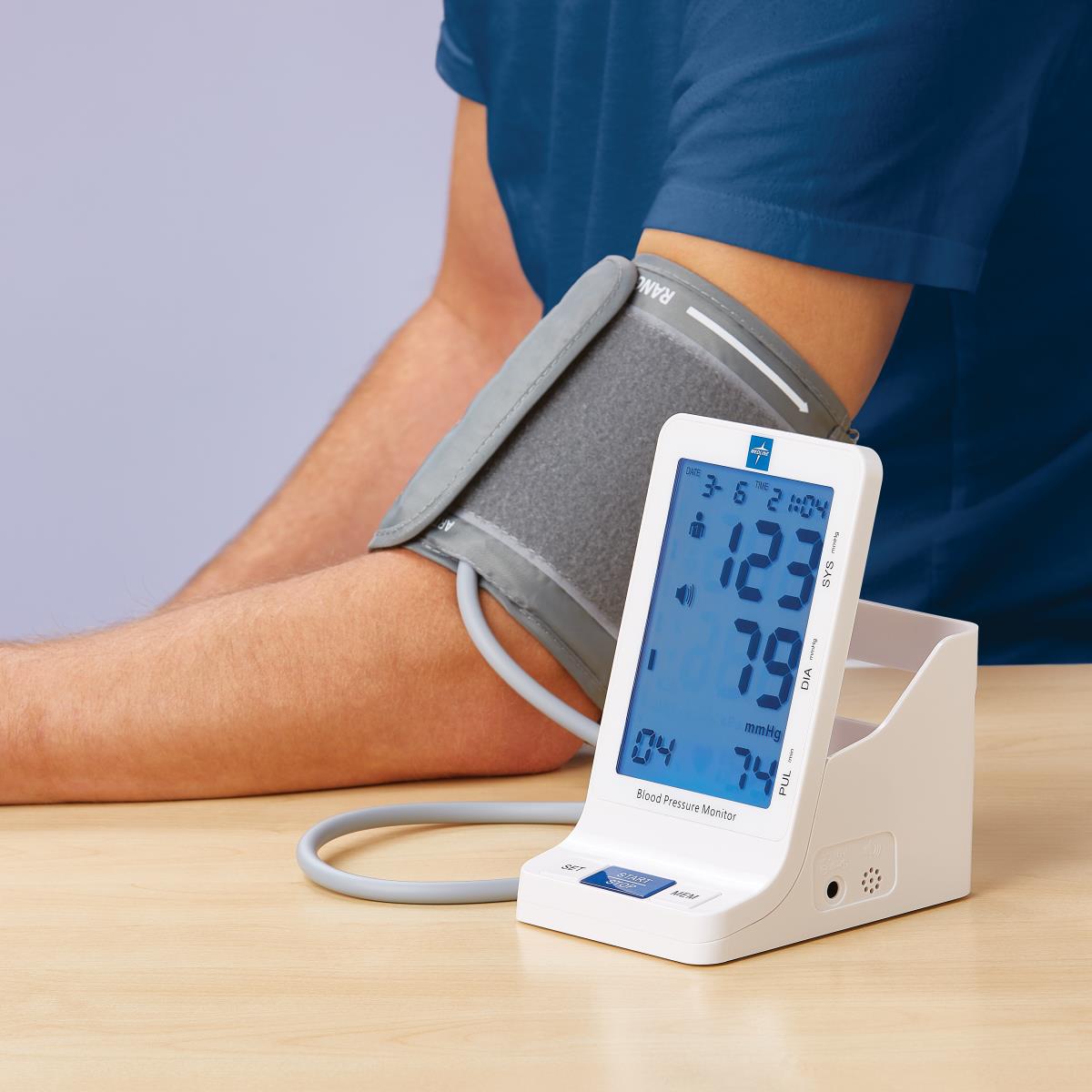 Medline Digital Adult Blood Pressure Monitor with Automatic Inflation - MDS5001