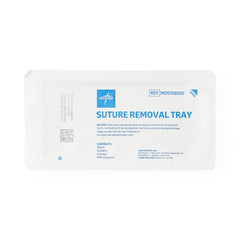 Medline Economy Suture Removal Trays - Sterile Single-Use Medical Suture Removal Kit