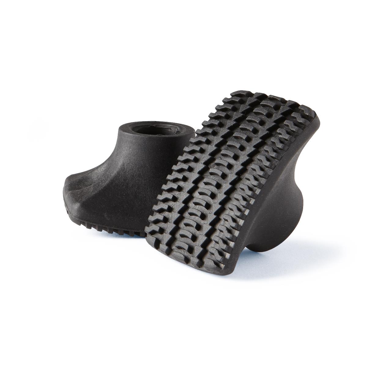 Single Tube Crutch Tips - Hospital Grade Replacement Tips for Enhanced Stability & Safety (Case of 8)