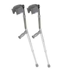 Guardian Aluminum Forearm Crutches - Adjustable Medical Mobility Aid for Adults, Youth & Children