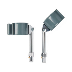 Medline Forearm Crutch Cuffs with Pushbutton Extension Tubing - Latex-Free, Pair of 2