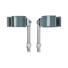 Medline Forearm Crutch Cuffs with Pushbutton Extension Tubing - Latex-Free, Pair of 2