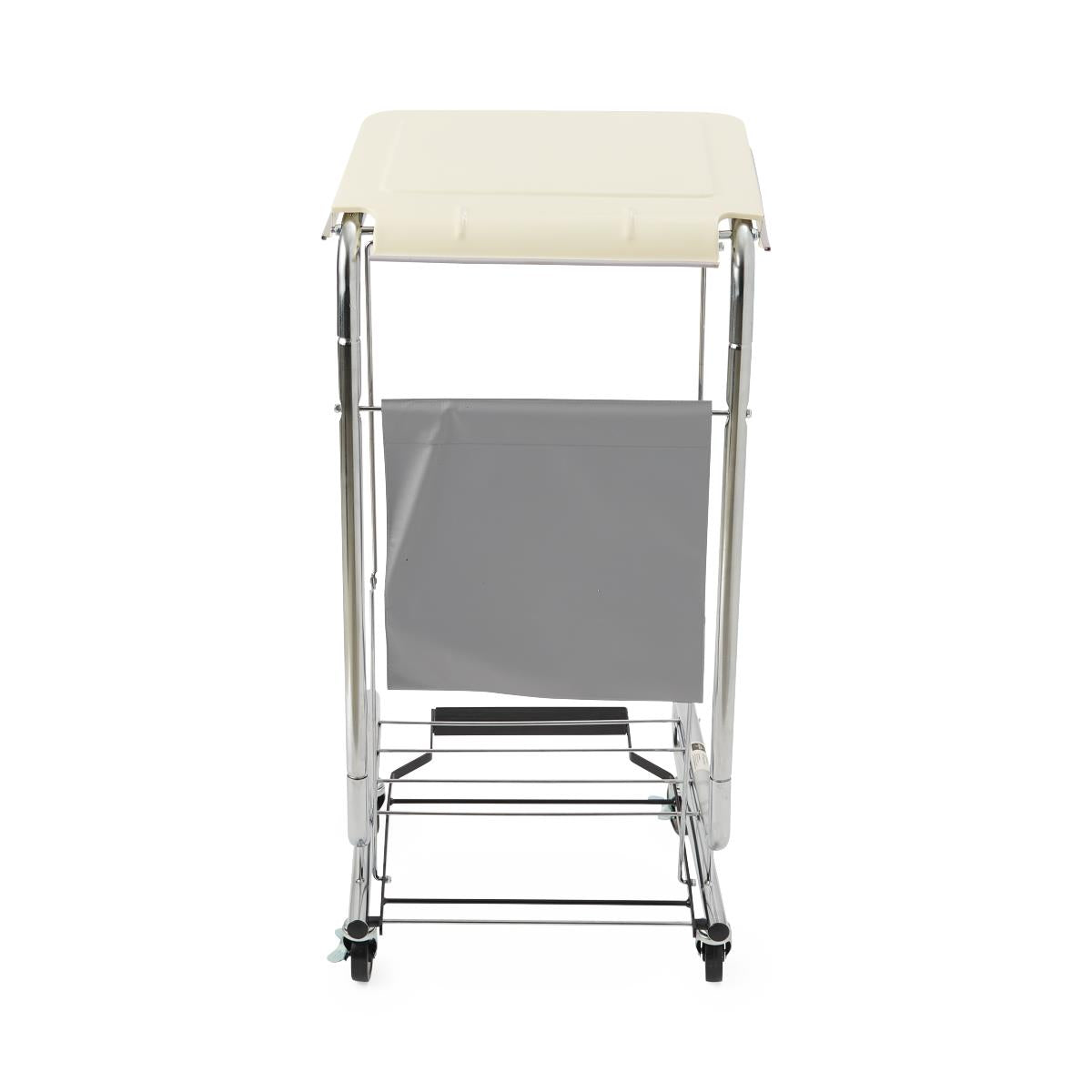 Medline Soiled Linen Hamper with Foot Pedal - Heavy-Duty Mobile Laundry Cart