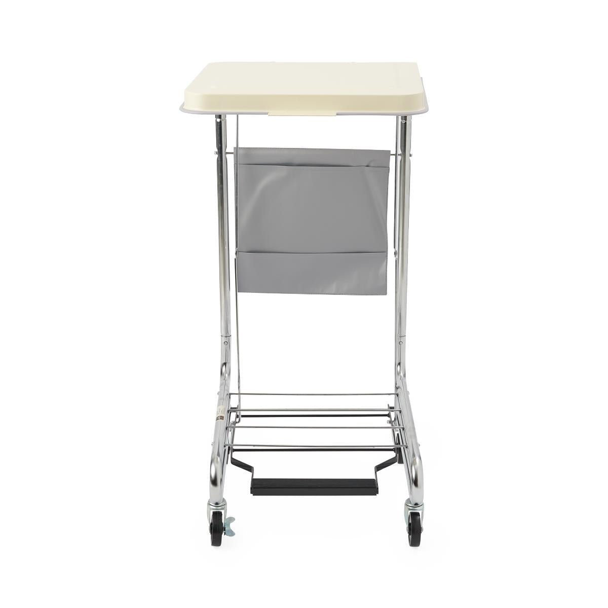 Medline Soiled Linen Hamper with Foot Pedal - Heavy-Duty Mobile Laundry Cart