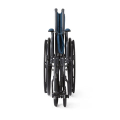 Medline K1 Basic Lightweight Wheelchair - 300 lb Capacity with Removable Armrests & Swing-Away Leg Rests