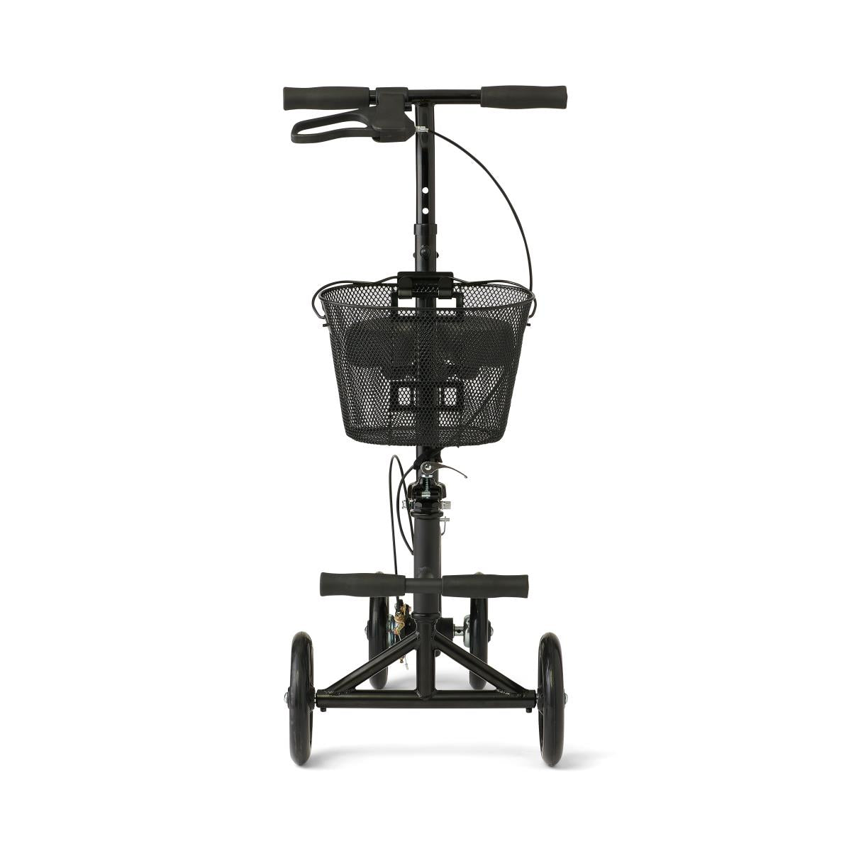 Medline Manual Seated Knee Walker - Adjustable Height Mobility Scooter for Lower Leg Injury Recovery