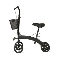 Medline Manual Seated Knee Walker - Adjustable Height Mobility Scooter for Lower Leg Injury Recovery