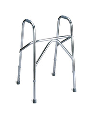 Medline Rigid Non-Folding Walker - Heavy Duty Mobility Aid with Adjustable Height (250 lbs Capacity)