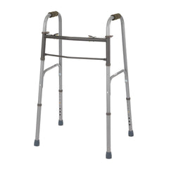 Junior Two-Button Folding Walker with Independent Side Folding - Bariatric 400 lb Capacity (Case of 4)