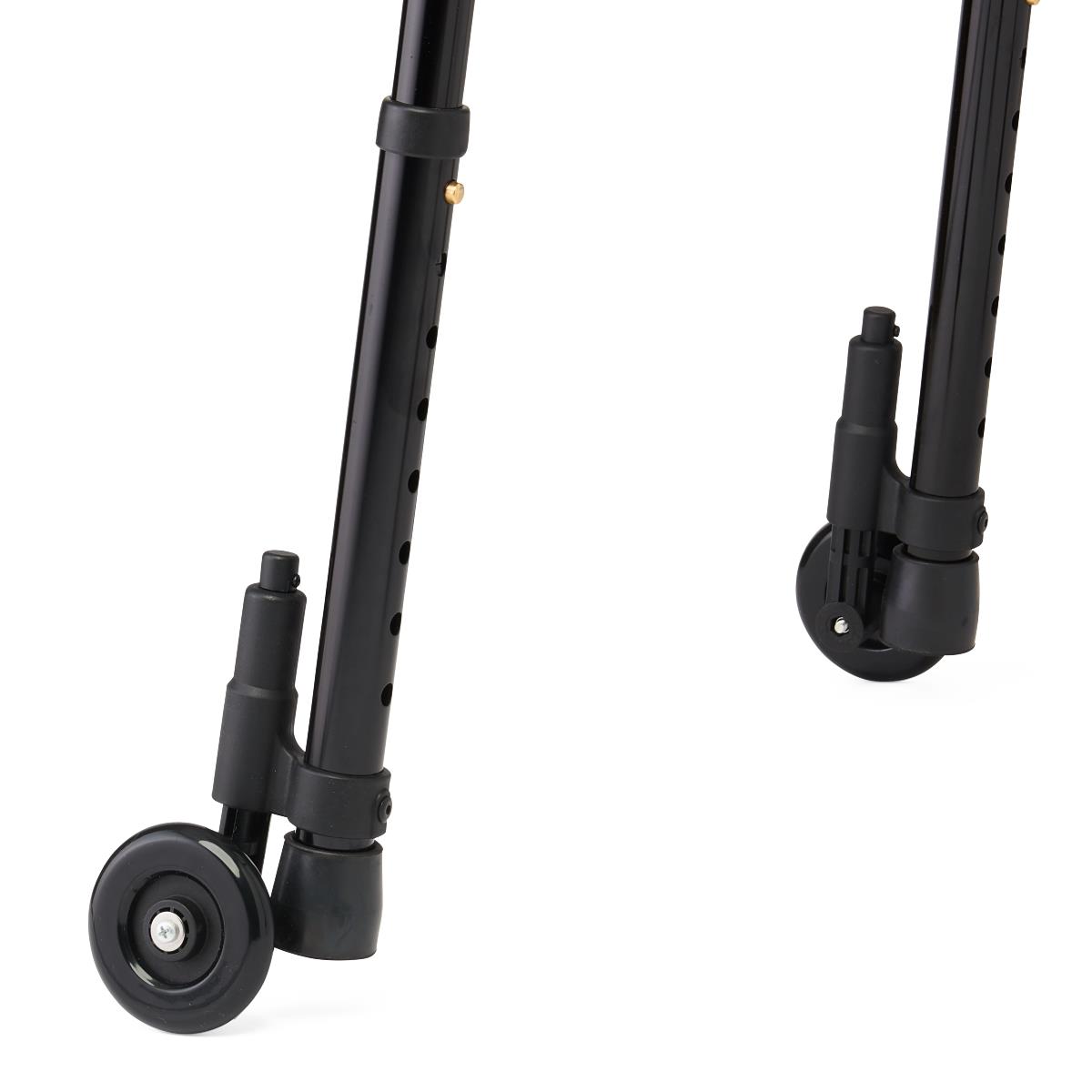 Folding Trigger Walker with 5-Inch Wheels and Travel Bag - 300 lbs Capacity