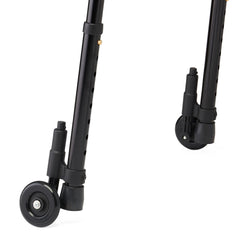 Folding Trigger Walker with 5-Inch Wheels and Travel Bag - 300 lbs Capacity