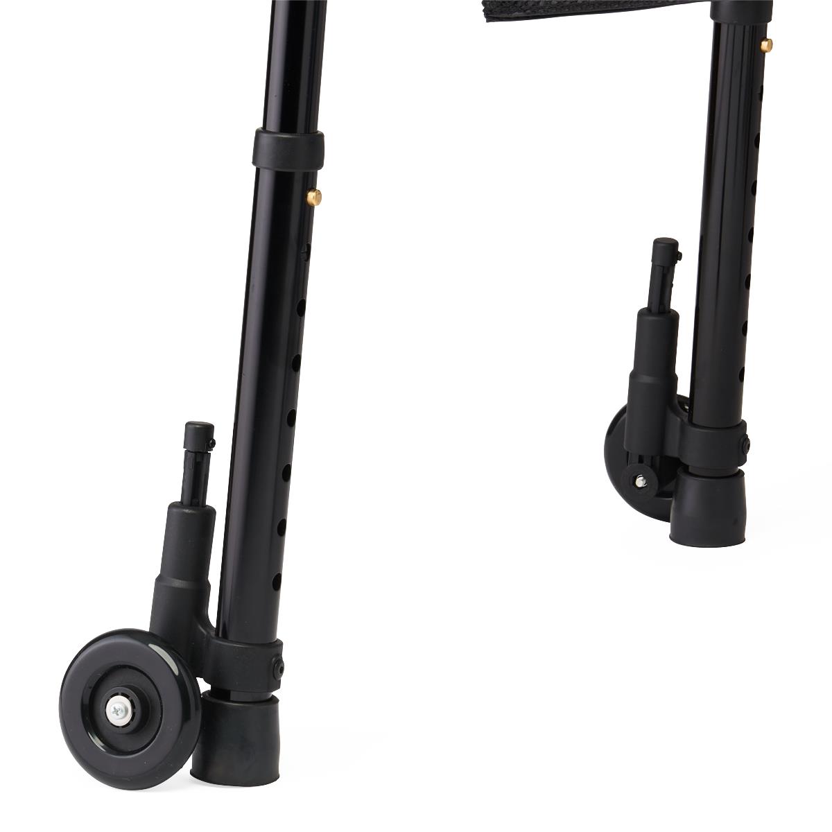 Folding Trigger Walker with 5-Inch Wheels and Travel Bag - 300 lbs Capacity
