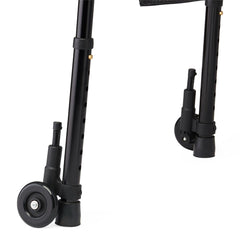 Folding Trigger Walker with 5-Inch Wheels and Travel Bag - 300 lbs Capacity