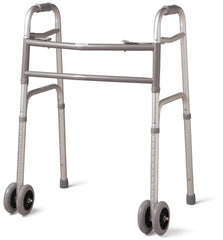 Bariatric Walker Caster Replacements - Heavy-Duty 500 lb Capacity with Glide Caps