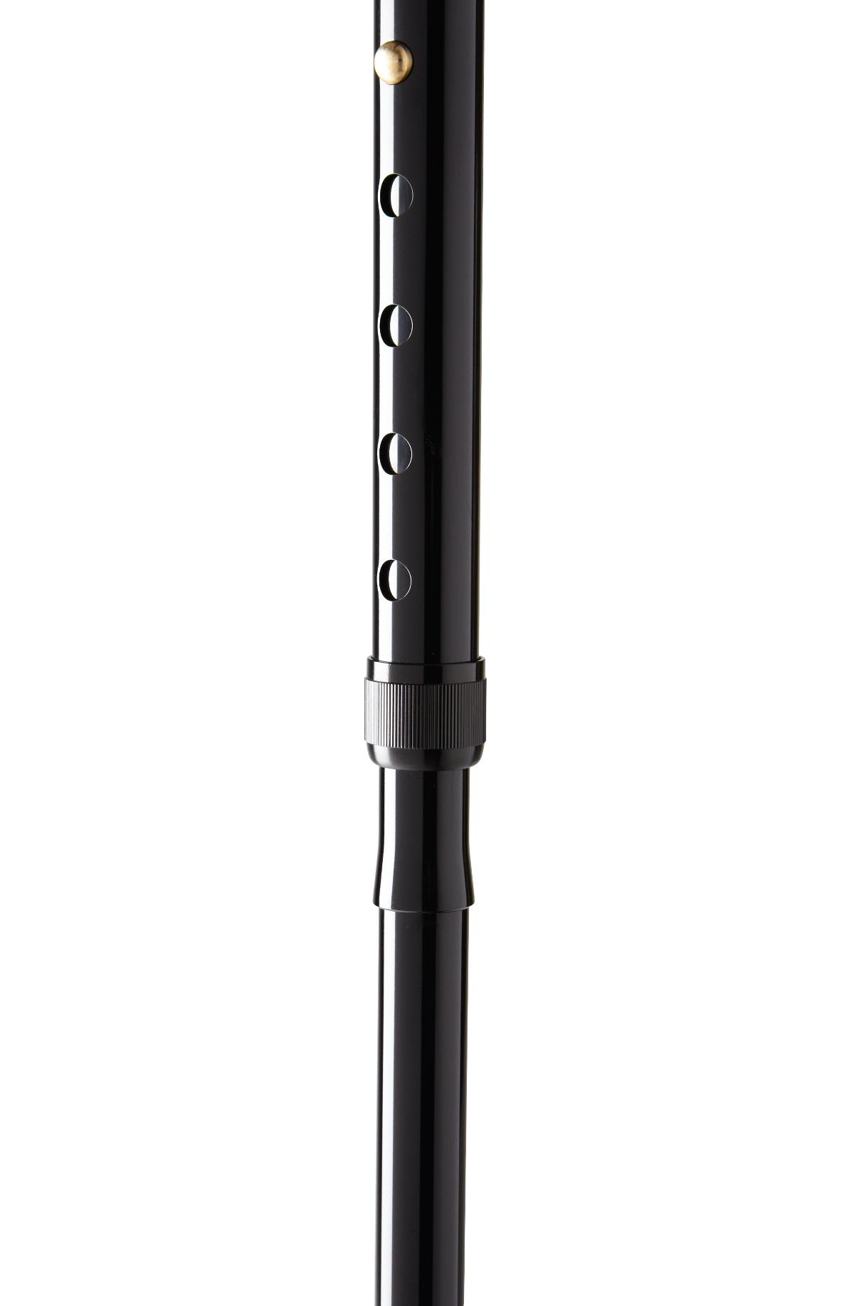 Medline Aluminum Folding T-Handle Cane - Adjustable Height 32-36 Inches, Lightweight Travel Walking Aid