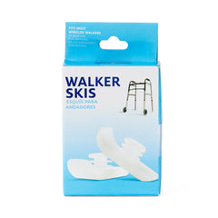 Medline Ski Gliders for Walker - Universal Fit Replacement Glides for Enhanced Mobility