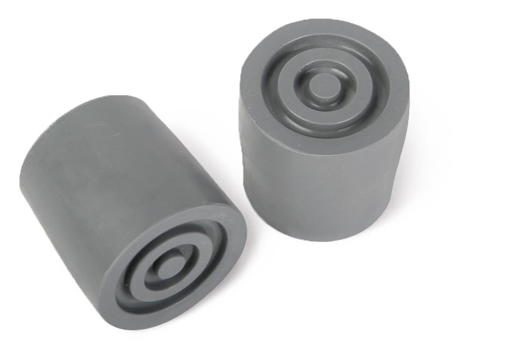 Walker Tip Replacement Glide Caps - 1 Inch Diameter (Set of 2)