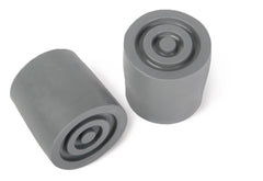 Walker Tip Replacement Glide Caps - 1 Inch Diameter (Set of 2)