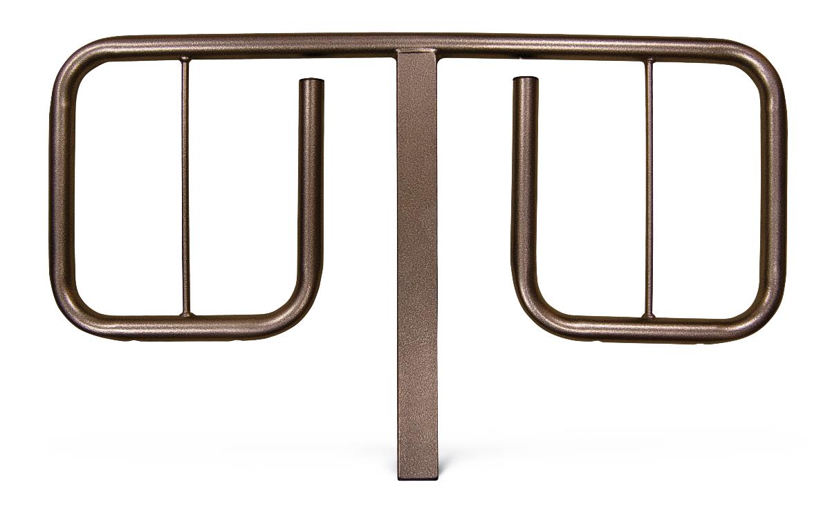 Medline Bariatric Head and Foot Section Rails - Adjustable Height - Pair of 2