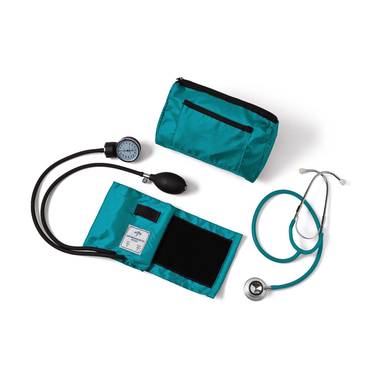 Professional Dual-Head Stethoscope and Blood Pressure Monitor Combo Kit