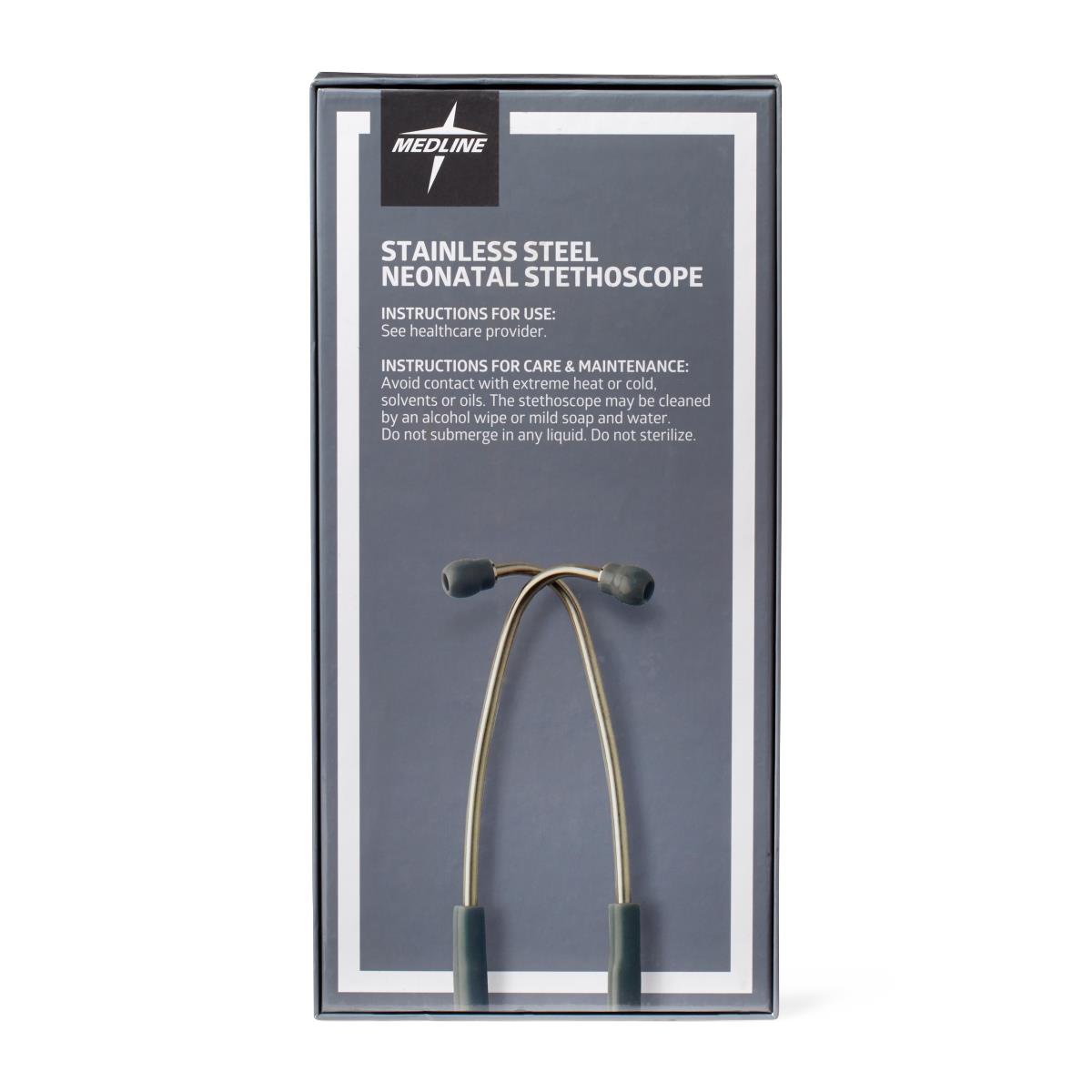 Medline Elite Pediatric Stainless Steel Stethoscope - Professional Grade Diagnostic Tool MDS92200