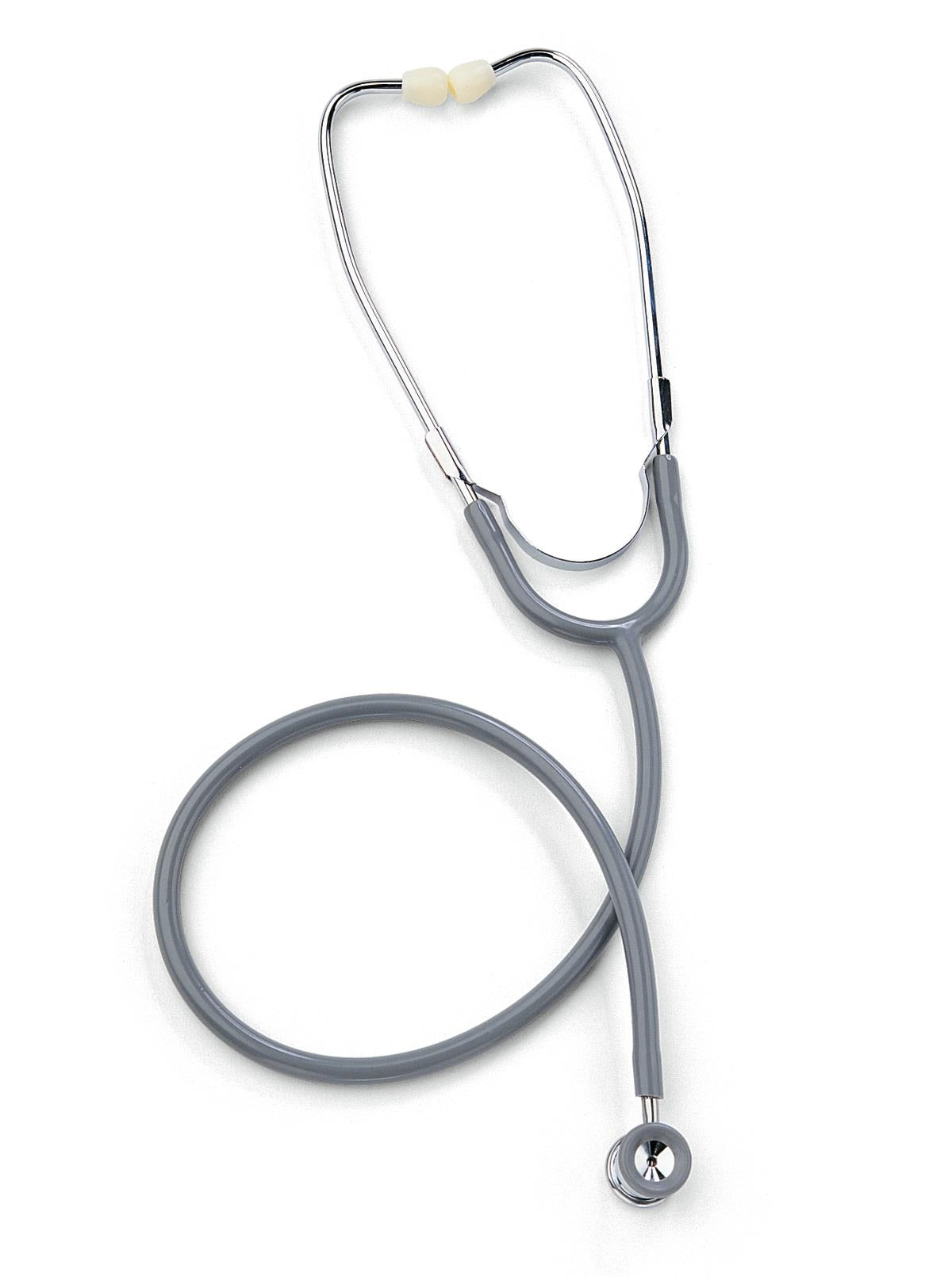 Medline Dual-Head Neonatal Stethoscope - Professional Gray, Latex-Free Design