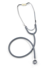 Medline Dual-Head Neonatal Stethoscope - Professional Gray, Latex-Free Design