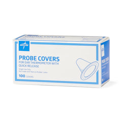 Tympanic Thermometer Probe Covers - Disposable Latex-Free Caps, Box of 100