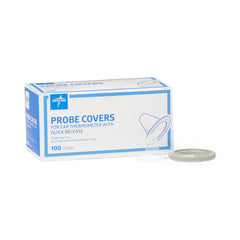 Tympanic Thermometer Probe Covers - Disposable Latex-Free Caps, Box of 100