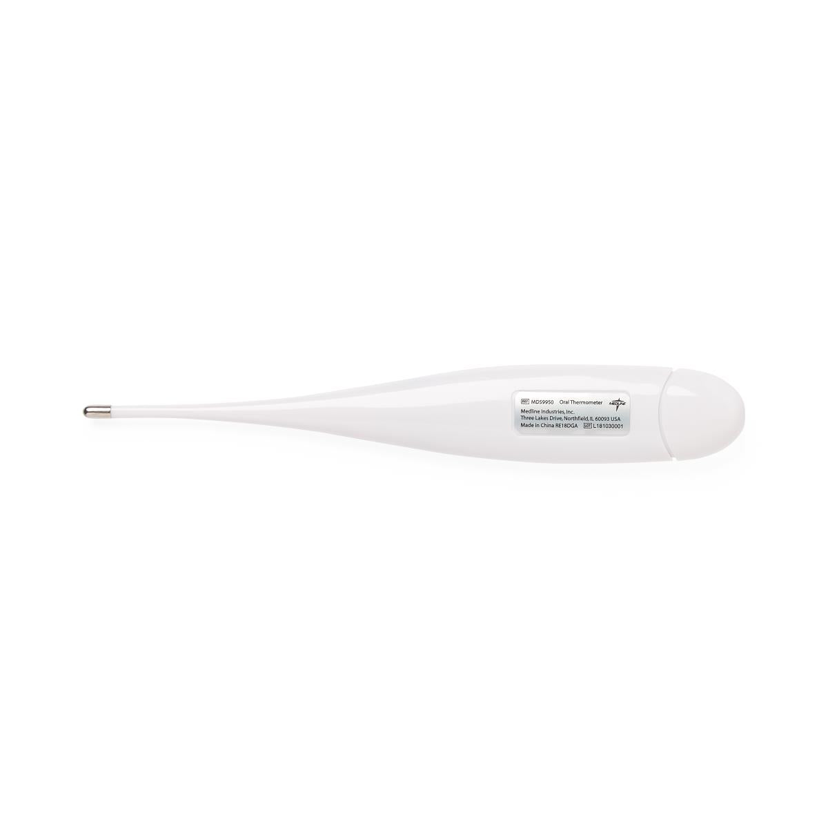 30-Second Oral Digital Stick Thermometer - Clinical Grade with Memory Function & Probe Sheaths