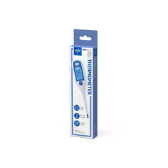 Large Display Digital Thermometer - Fahrenheit/Celsius with Backlit LCD