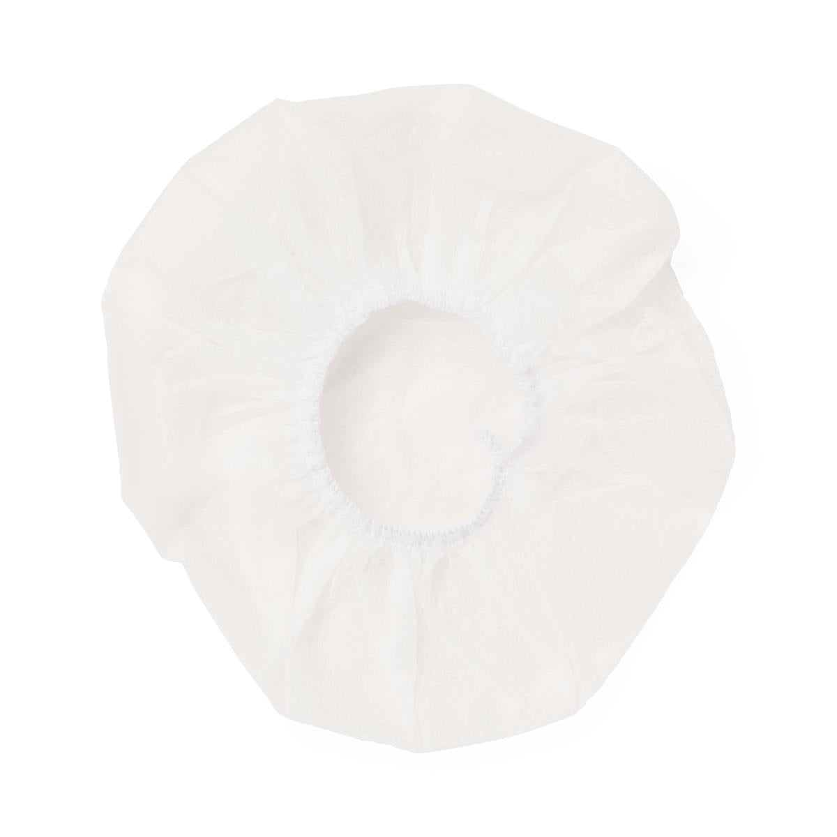 Medline Polyester Headset Cover with Elastic Band - White (Case of 1000)