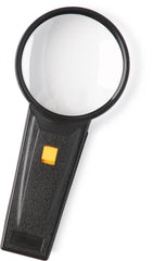 Medline Illuminated Bifocal Magnifiers - LED Lighted 3X/5X Magnifying Glass with Dual Lens