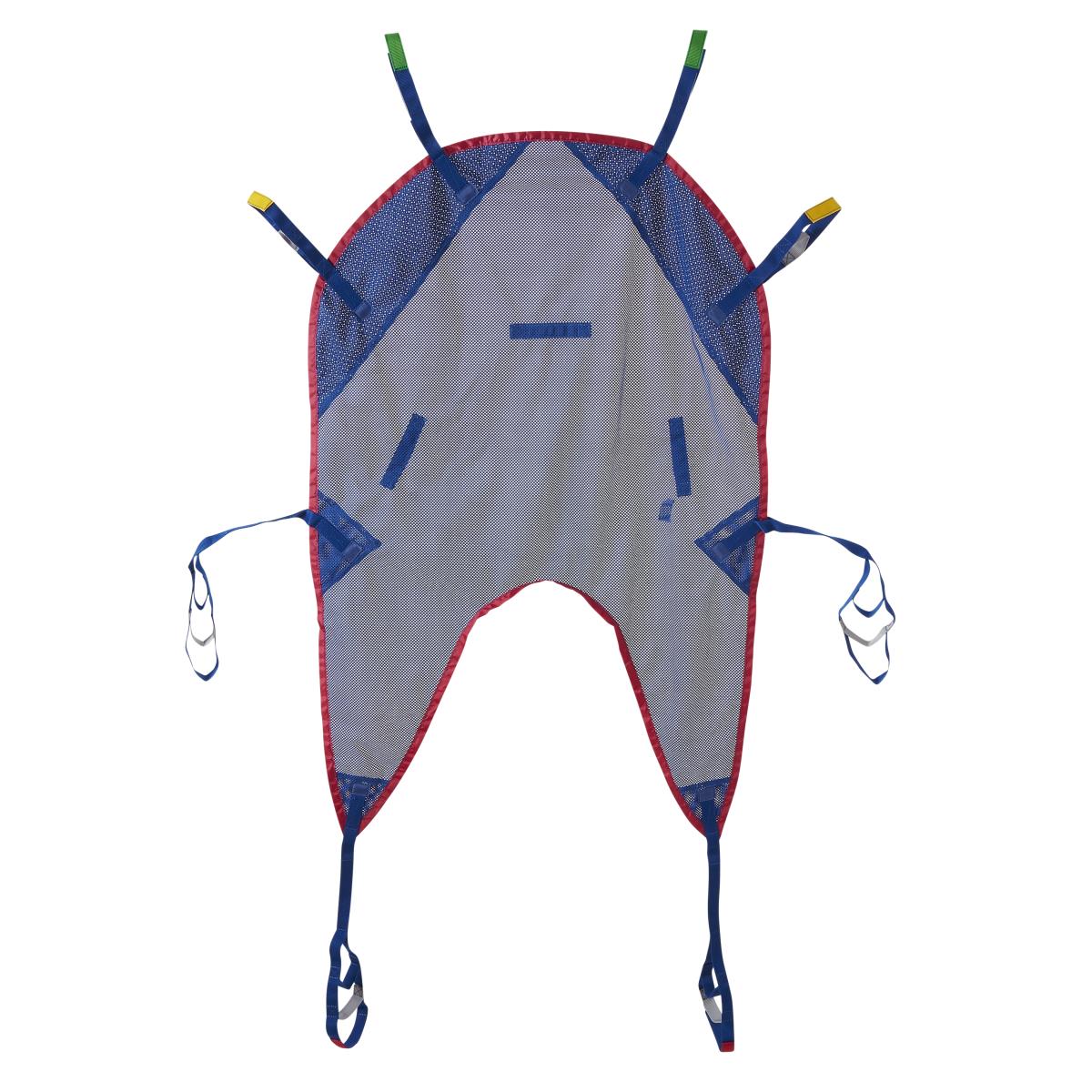 Reusable U-Shaped Patient Sling with Head Support - 450 lbs Capacity - Medical Transfer Lift Sling