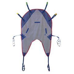 Reusable U-Shaped Patient Sling with Head Support - 450 lbs Capacity - Medical Transfer Lift Sling