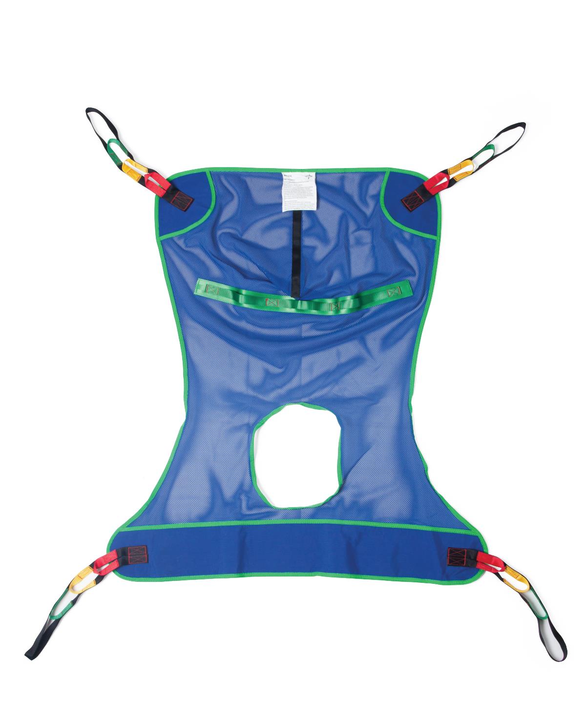 Reusable Full-Body Patient Sling with 4-Point Hookup System - Medical Grade Transfer Lift