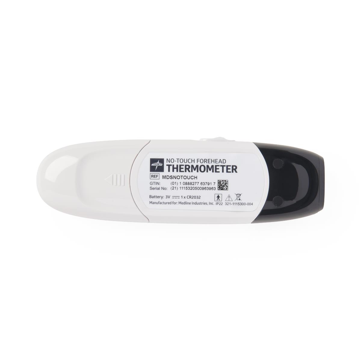 Medline Infrared No-Touch Digital Forehead Thermometer - Professional Grade Clinical & Home Use