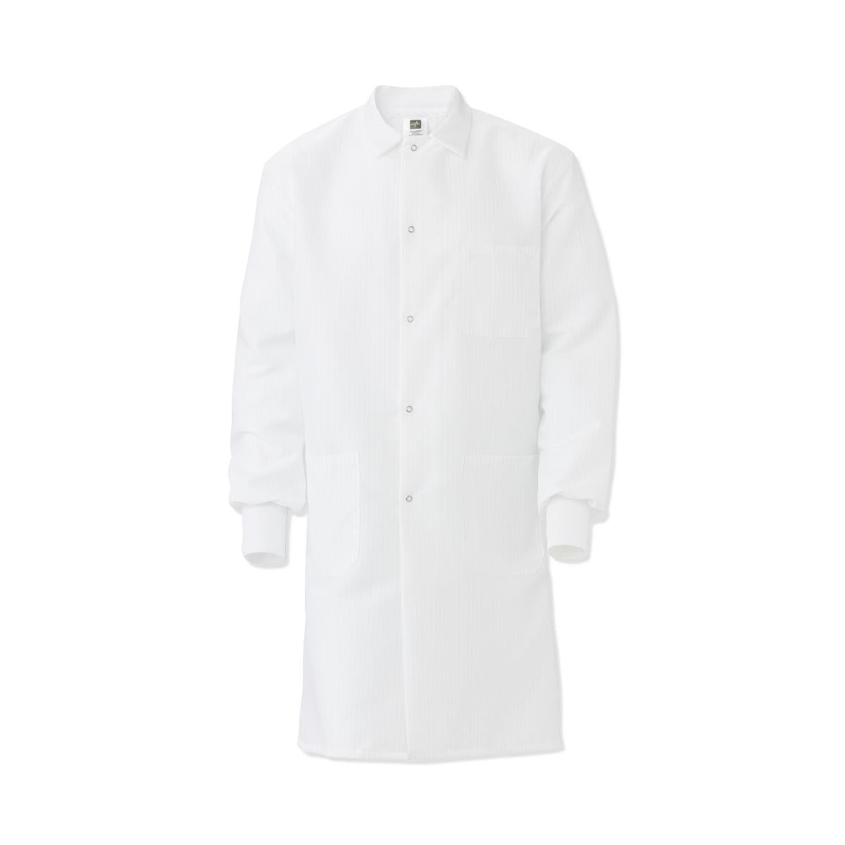Medline Protective Barrier Lab Coat with Pockets - ResiStat Static and Fluid Resistant
