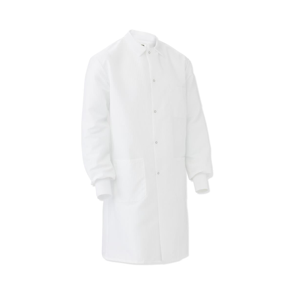 Medline Protective Barrier Lab Coat with Pockets - ResiStat Static and Fluid Resistant