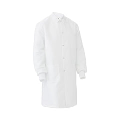 Medline Protective Barrier Lab Coat with Pockets - ResiStat Static and Fluid Resistant