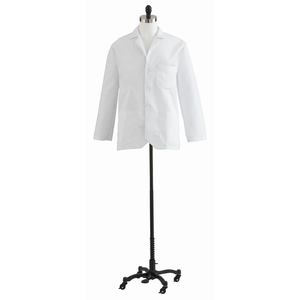 Professional Poplin Consultation Lab Coat - 80% Polyester 20% Cotton Blend - 30 Inch Length