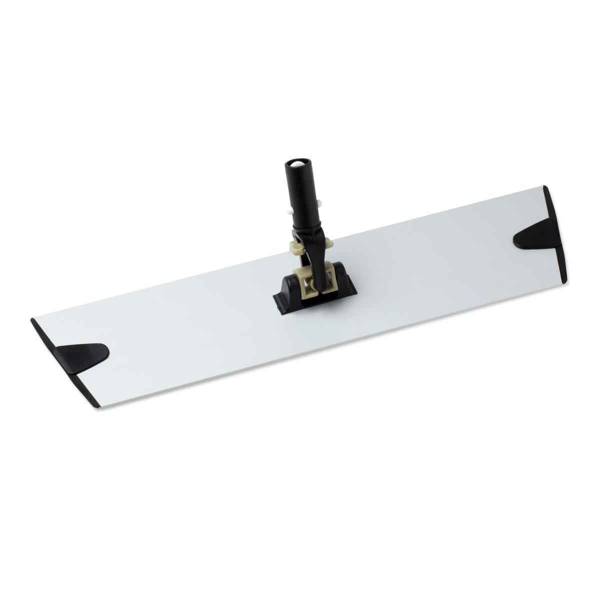 Professional Microfiber Flat Mop System with Aluminum Frame - 5 Inch Swivel Head
