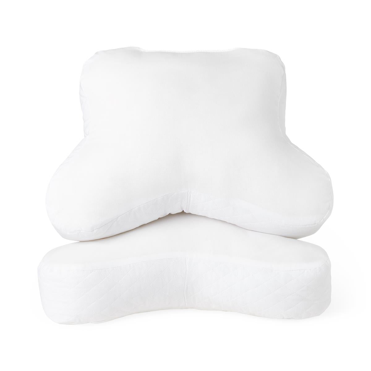 CPAP Pillow with Memory Foam & Side Cutouts - Fiber Filled Sleep Apnea Pillow