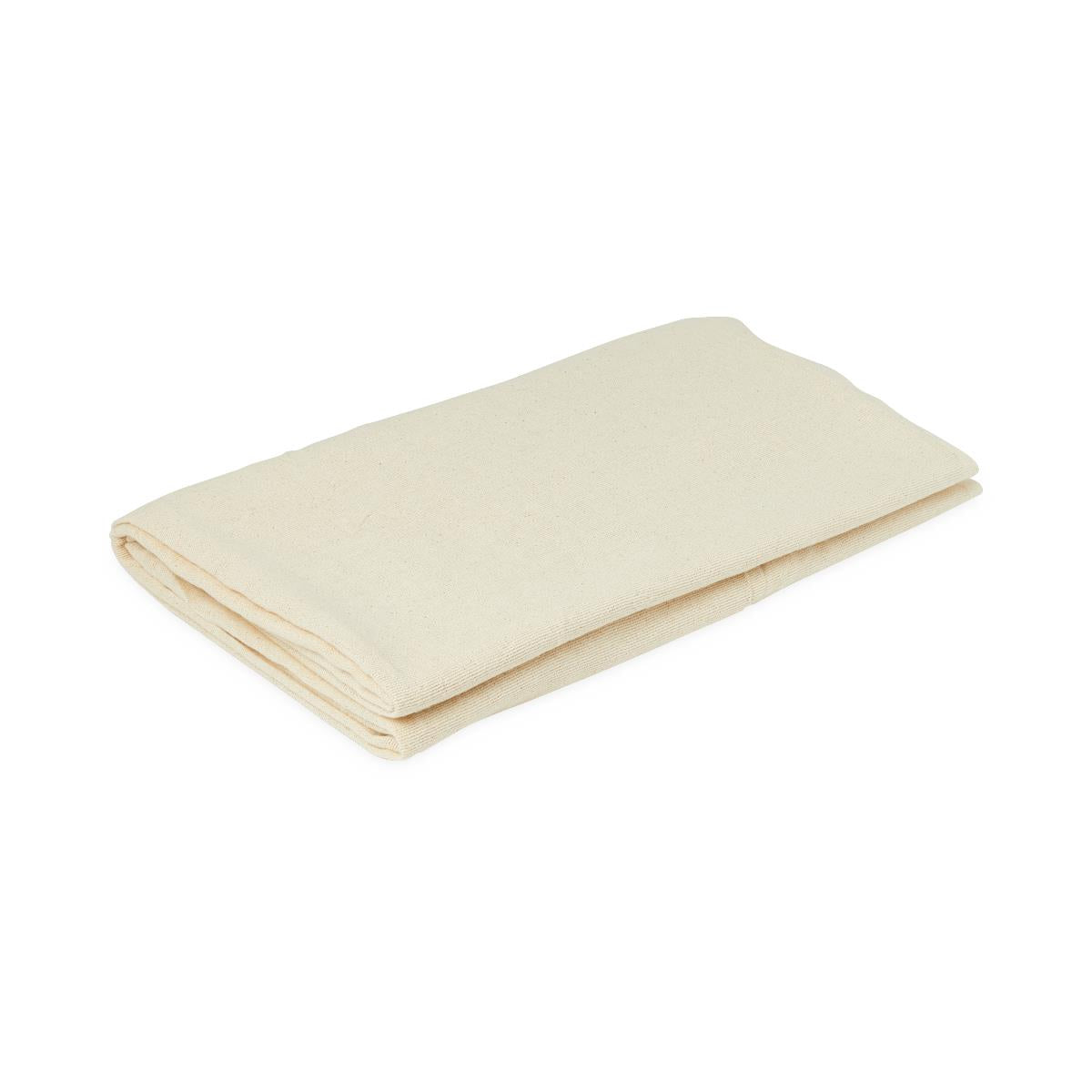 Unbleached Flannel Spread Blanket - 70" x 90" Cotton Polyester Blend Bath Blanket