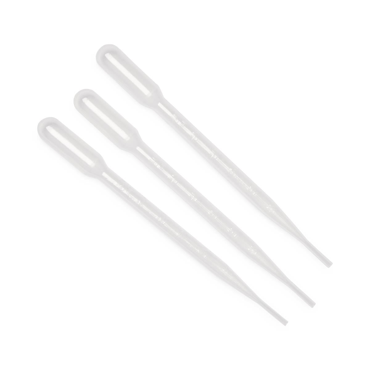Transfer Pipette with Small Bulb 3.0mL - Graduated 1mL Increments - Box of 500