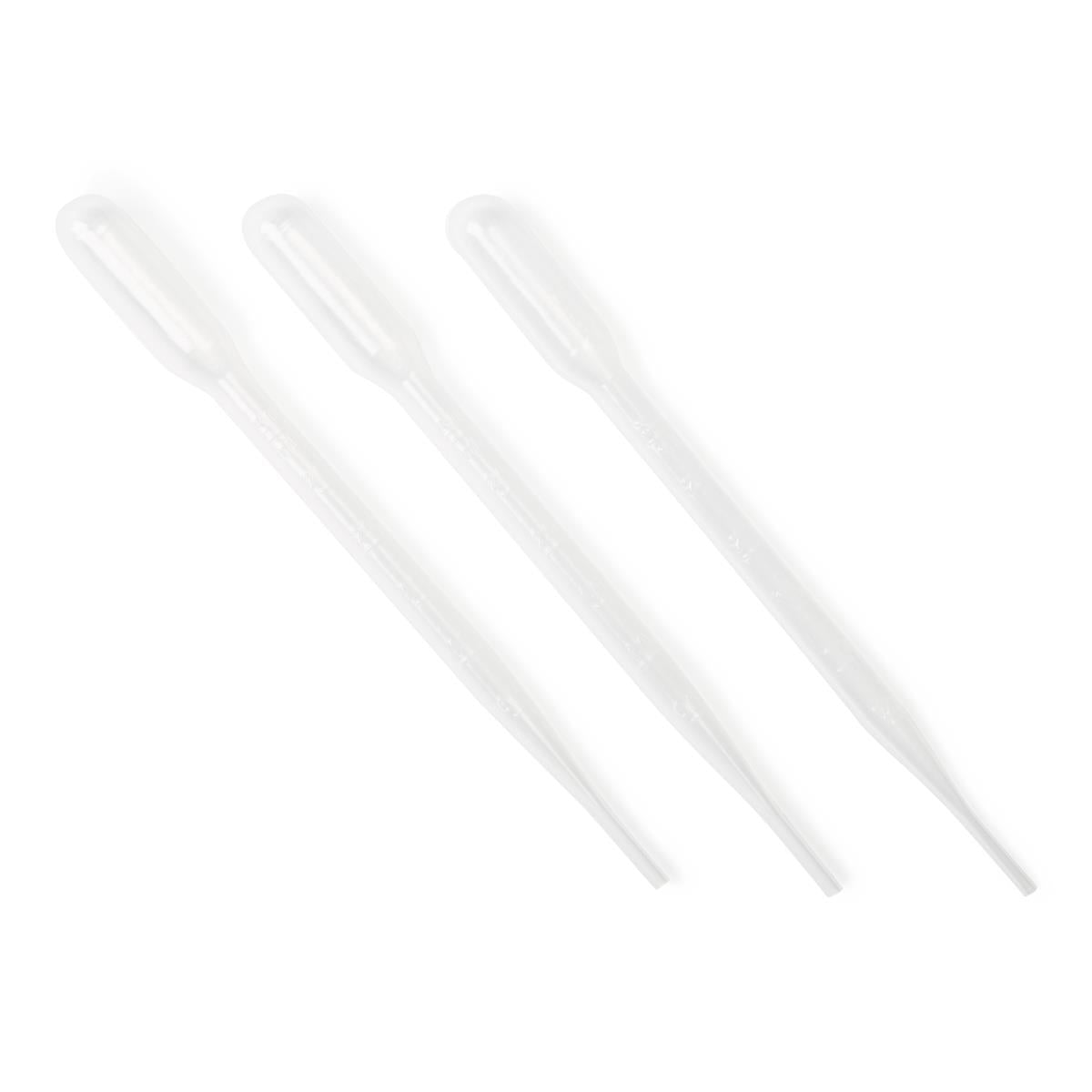 Transfer Pipette with Small Bulb 3.0mL - Graduated 1mL Increments - Box of 500