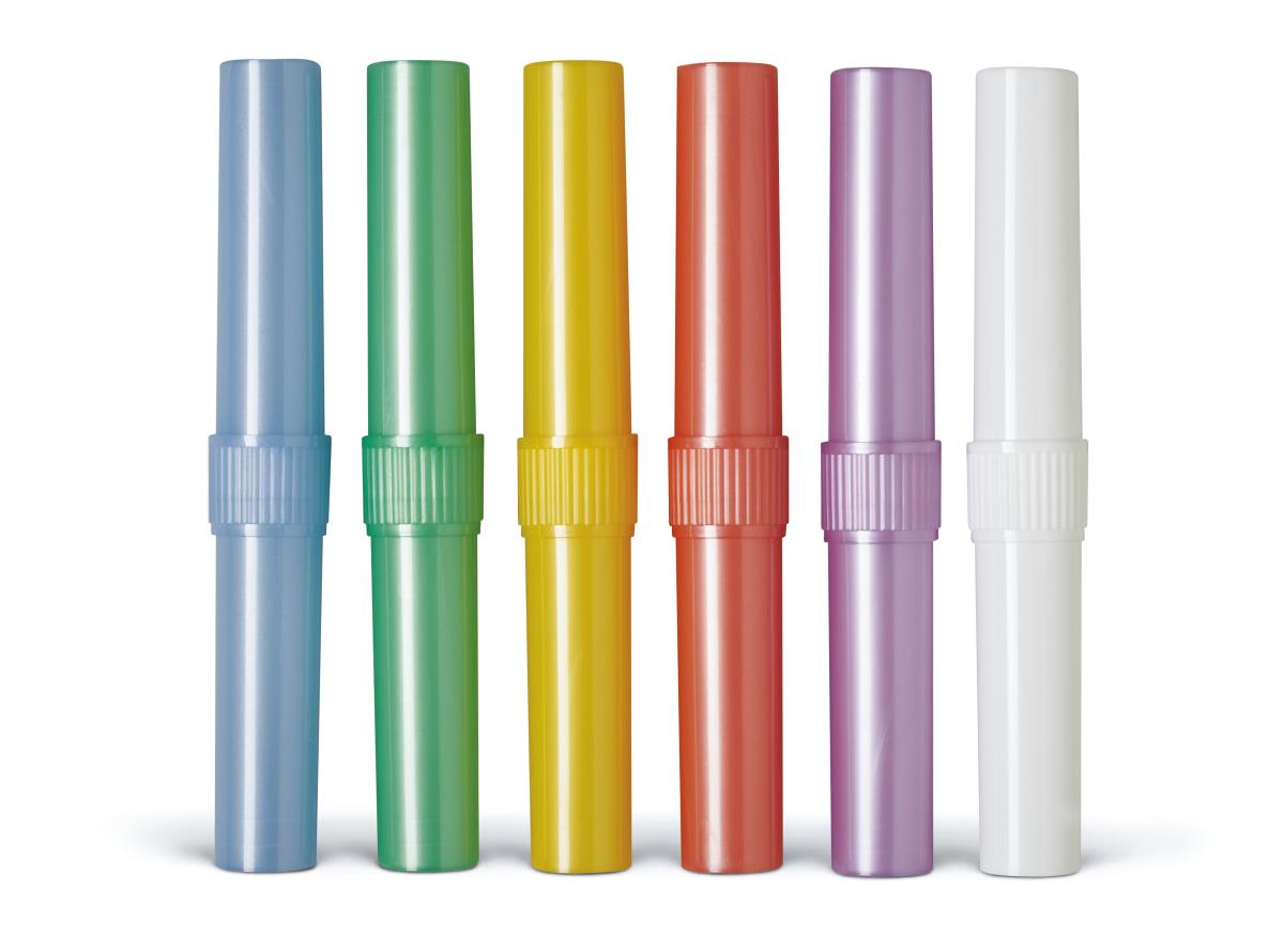 Toothbrush Holder - Protective Travel Case with Secure Closure, Assorted Colors